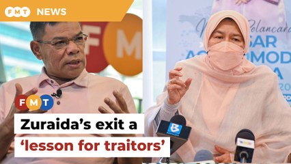 Zuraida episode a ‘lesson for traitors’, says PKR’s Saifuddin