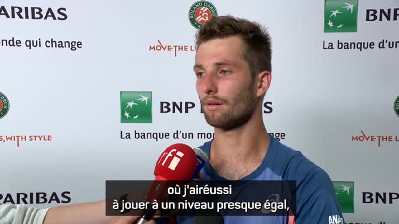 Roland-Garros - Moutet après sa défaite contre Nadal : "C'était intense"
