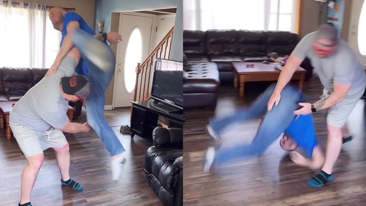 'This is why you should NEVER try WWE moves at home'