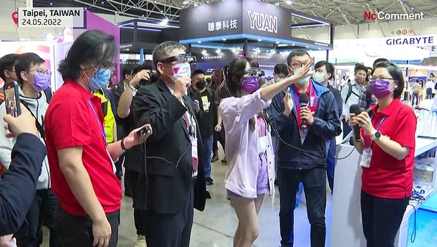 ویدئویی از آخرین نسل ربات های هوشمند در بزرگترین نمایشگاه فن‌آوری آسیا در تایوان