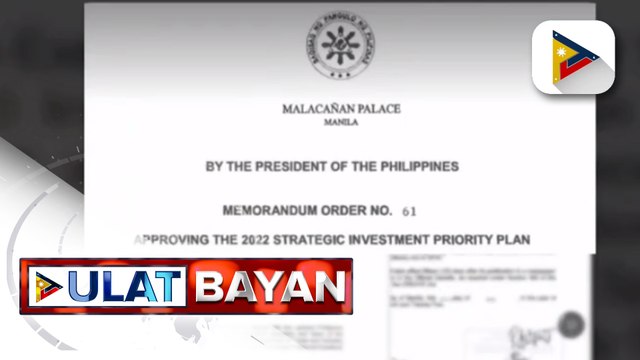 Strategic Investment Priority Plan (SIPP), inaprubahan na ni Pres. Duterte
