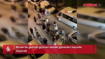 Gelinlik giyen damat, geline taş çıkardı