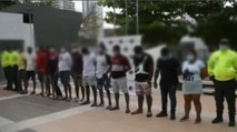 Capturan en Cartagena a 22 presuntos integrantes del Clan del Golfo