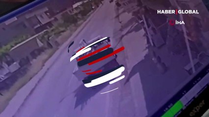 Motosikletlinin feci ölümü