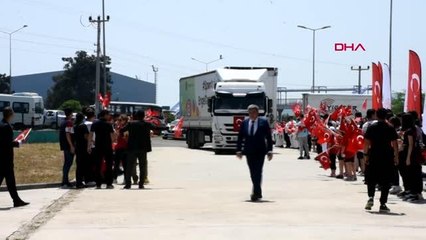 'SPOR ENGEL TANIMAZ' TIR'I TEKİRDAĞ'A ULAŞTI