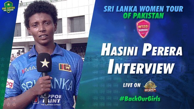 Hasini Perera Interview | Pakistan Women vs Sri Lanka Women | 2nd T20I 2022 | PCB | MA2T