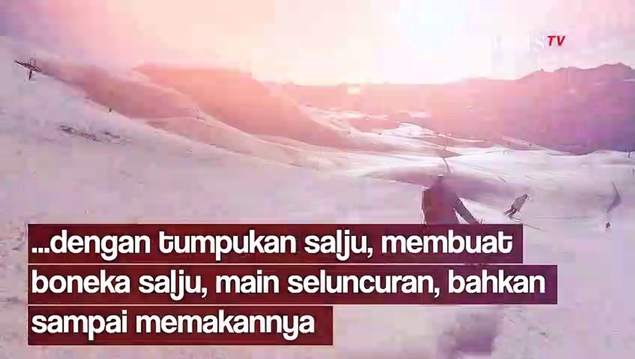 Terlihat Seperti Es Serut, Apakah Salju Aman untuk Dimakan?