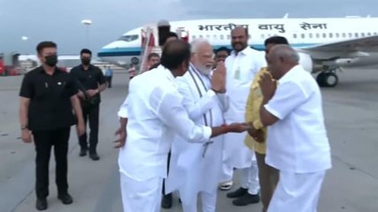 Watch: PM Modi arrives in Chennai, will lay foundation stone of 11 projects