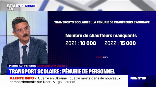La pénurie de chauffeurs dans les transports scolaires s'aggrave