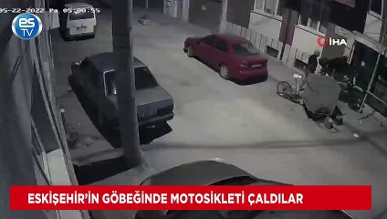 Eskişehir’in göbeğinde motosikleti çaldılar