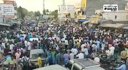 இறப்பில் மர்மம்; உறவினர்கள் சாலை மறியல்; ஸ்தம்பித்த போக்குவரத்து!