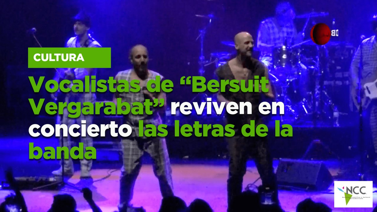 Vocalistas de “Bersuit Vergarabat” reviven en concierto las letras de la banda