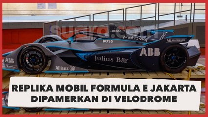 Ini Penampakan Replika Mobil Formula E di Velodrome Jakarta
