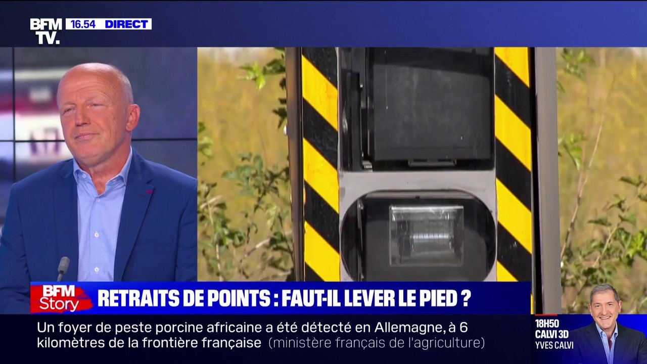"C'est une pompe à fric": Bruno Pomart estime qu'il faut lever le pied sur les retraits de points