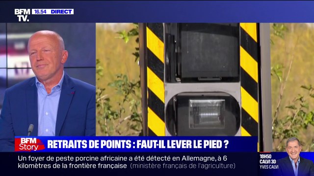 C'est une pompe à fric : Bruno Pomart estime qu'il faut lever le pied sur les retraits de points