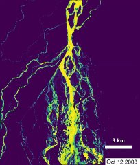 Avulsión del Río Kosi (2008)
