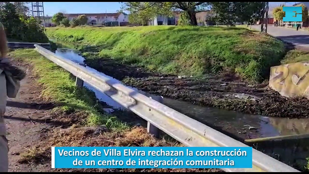 Vecinos de Villa Elvira rechazan la construcción de un centro de integración comunitaria