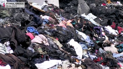 Fire in Greece burns humanitarian aid destined for Ukraine