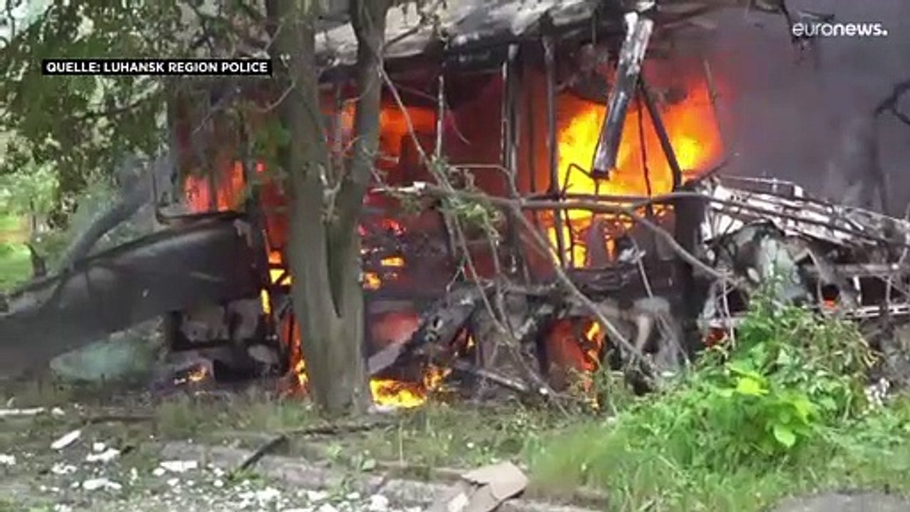 Russland bombardiert Städte im Donbas