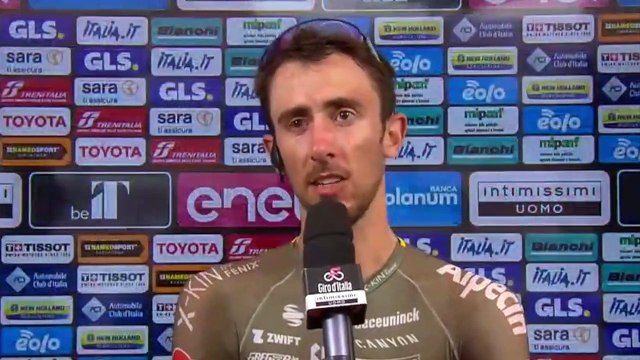 Tour d'Italie 2022 - Dries De Bondt : I think we did a good operation with the other escapees in the final kms to keep the peloton behind and then we had to focus on Magnus Cort Nielsen who is a very fast rider