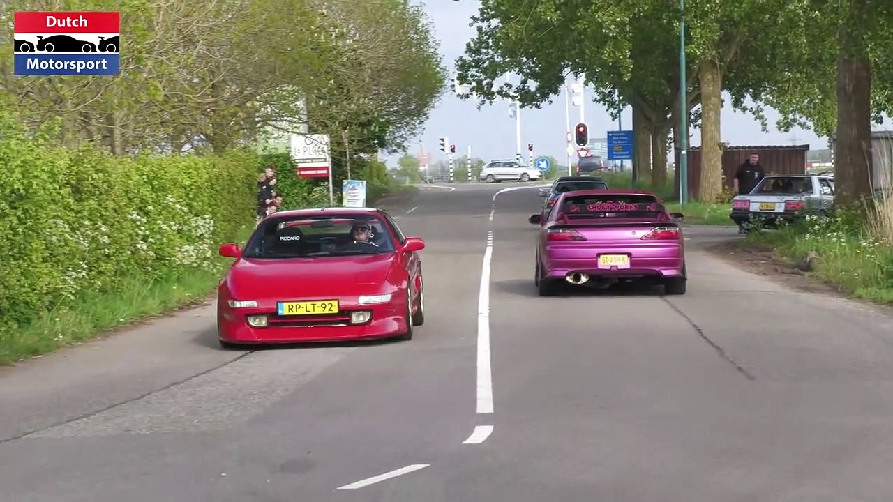 JDM Cars Accelerating- - Lancer Evo- RX-7- MR2 V6- Supra- NSX- Skyline- Glanza V- Eclipse-