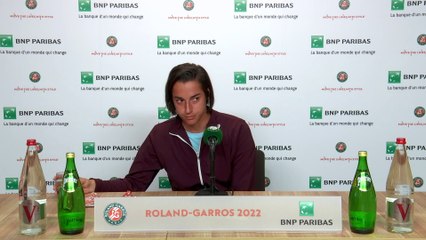 Roland-Garros 2022 - Caroline Garcia : "Léolia Jeanjean, everyone has let her down... She proves that when you believe in it, you can do it and that's great"