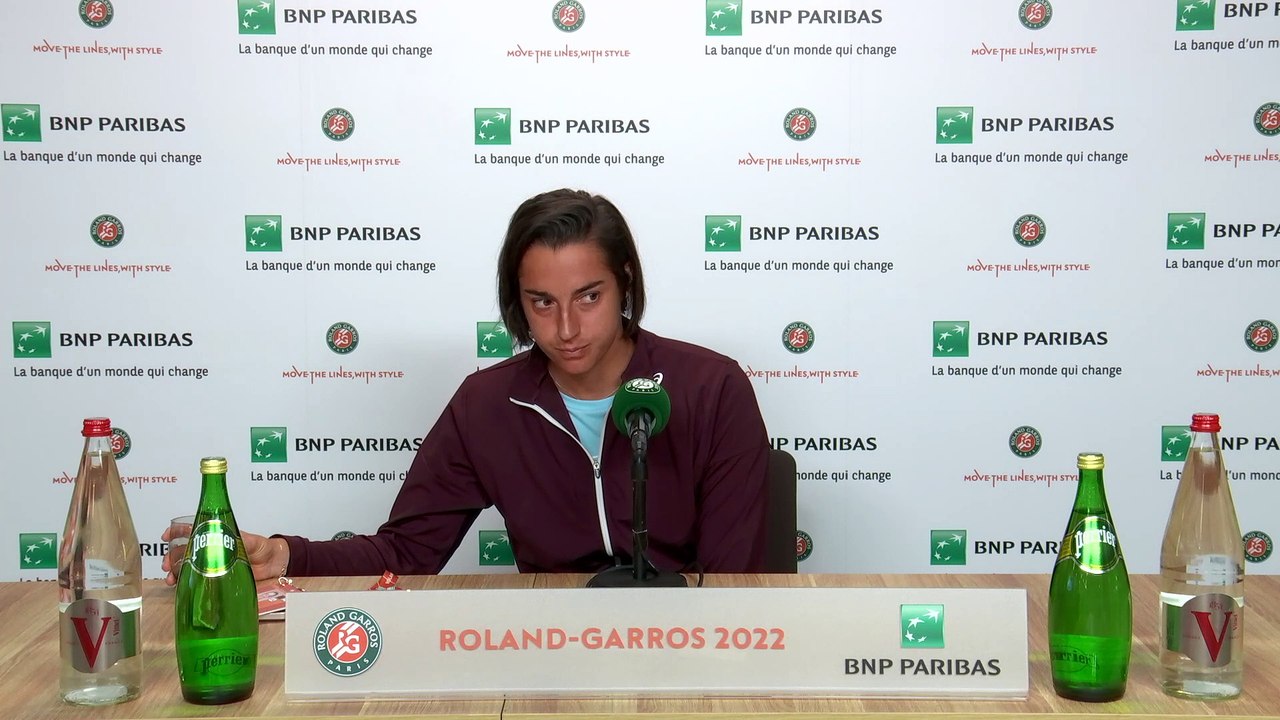 Roland-Garros 2022 - Caroline Garcia : "Léolia Jeanjean, everyone has let her down... She proves that when you believe in it, you can do it and that's great"