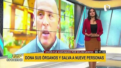 Chorrillos: ¡Joven asesinado les devuelve la vida a nueve personas!