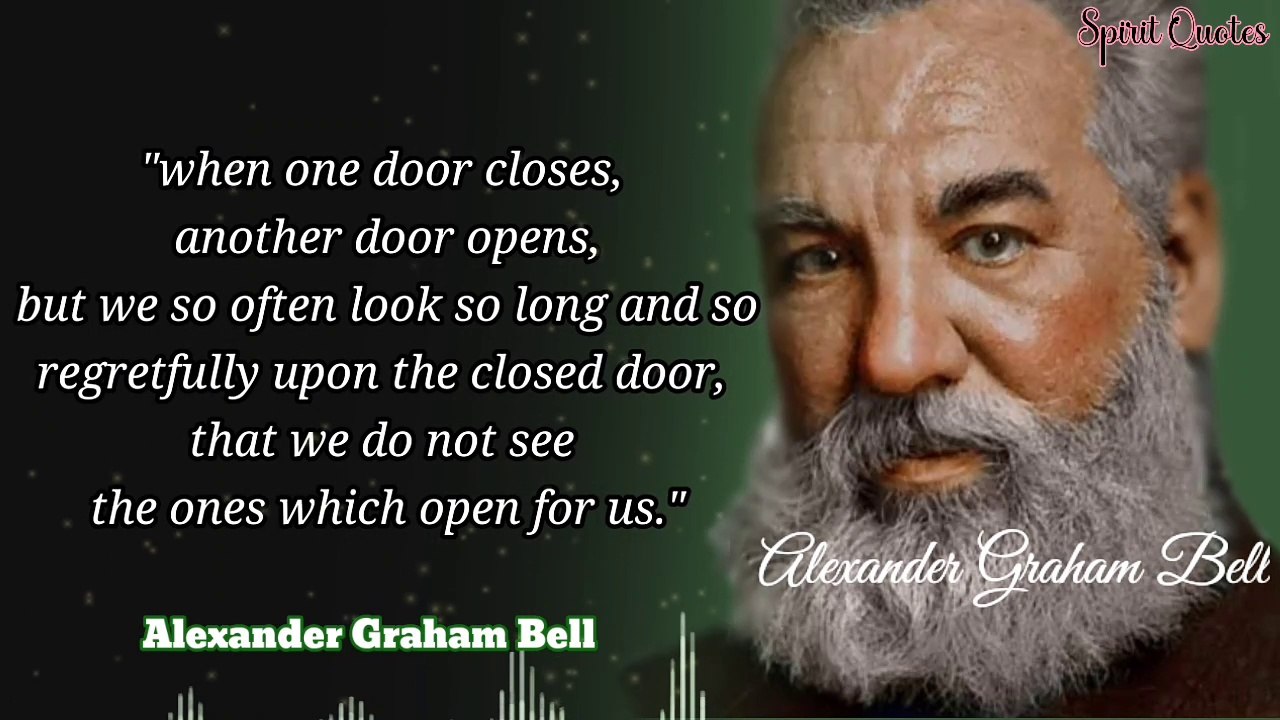 Alexander Graham Bell Quotes Inspiration Succes - Spirit Quotes