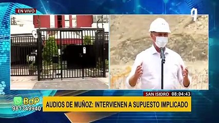 San Isidro: Interviene a presunto implicado en audios del exalcalde Jorge Muñoz