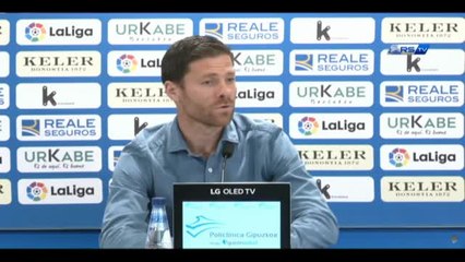 Xabi Alonso se despide como técnico de la Real Sociedad B