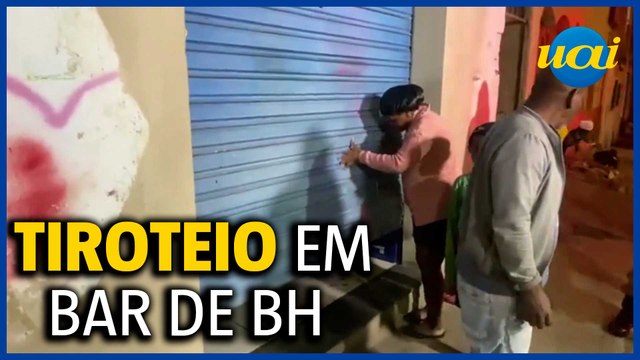 Tiroteio em bar mata uma pessoa e fere outras três em BH