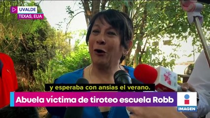 "Era una niña inocente": abuela de una víctima del tiroteo en Texas