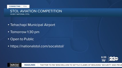 Husky National STOL competition taking place in Tehachapi