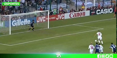 Argentina vs Inglaterra en el Mundial de Francia 1998