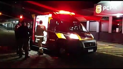 Preso leva soco de outro detento e recebe socorro na delegacia de Cascavel