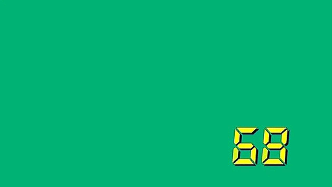 Original Double Dare 60 Second Clock (Green Screen) [from How to throw a Double Dare Party]