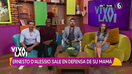 Ernesto D'Alessio defiende a su mamá tras ataque de la prensa