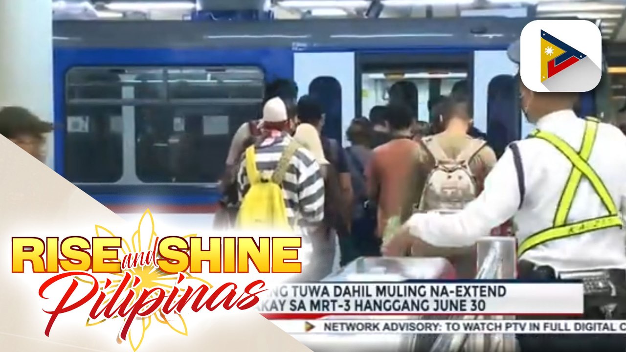 Commuters, labis ang tuwa dahil muling na-extend ang libreng sakay sa MRT-3 hanggang June 30