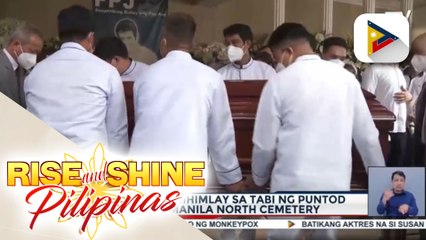 Susan Roces, inihimlay sa tabi ng puntod ni FPJ sa Manila North Cemetery