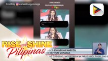 TALK BIZ | President-elect Bongbong Marcos Jr., naawa kay Toni Gonzaga
