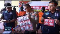 Empat Pengedar 1.4 Kilogram Sabu di Banjarmasin Ditangkap Polisi