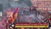 Rome turns red and yellow to welcome back Conference League heroes
