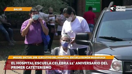 El hospital escuela celebra 11° aniversario del primer cateterismo