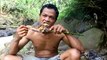 Catching And Cooking Fish In The River - Delicious Grilled Fish - Primitive Survival