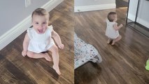 ''The Little Hopper' 9-month-old girl has a unique way of moving around '
