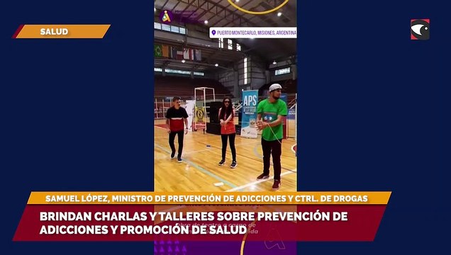 Brindan charlas y talleres sobre prevención de adicciones y promoción de salud para niños y adolescentes