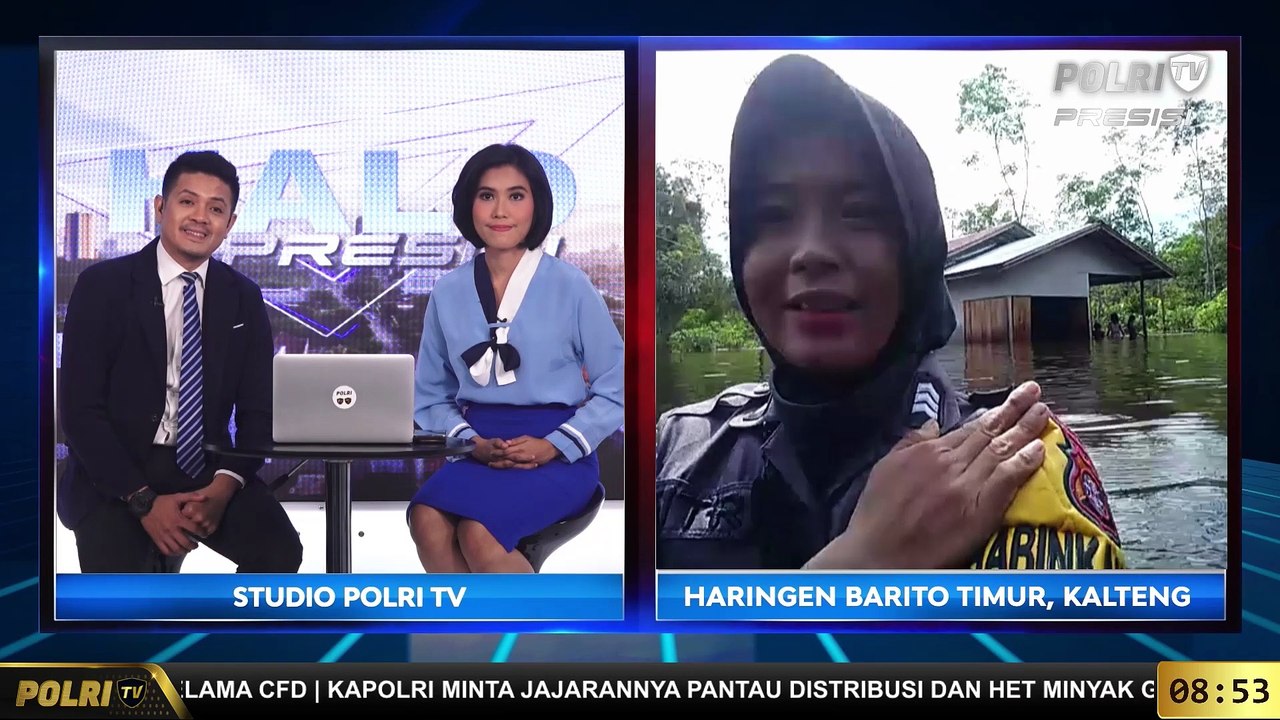 Live Dialog Bersama Bhabinkamtibmas Desa Haringen Barito Timur Kalteng Brigpol Fitriani Maisyarah Terkait Banjir Tinggi Melanda Desa Haringen Barito Timur Kalteng