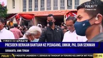 PRESISI UPDATE 10.00 WIB : Presiden Jokowi dan Ibu Iriana Bagikan Bansos untuk Pedagang, Surakarta