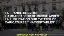 La France convoque l'ambassadeur de Russie après avoir tweeté une caricature 